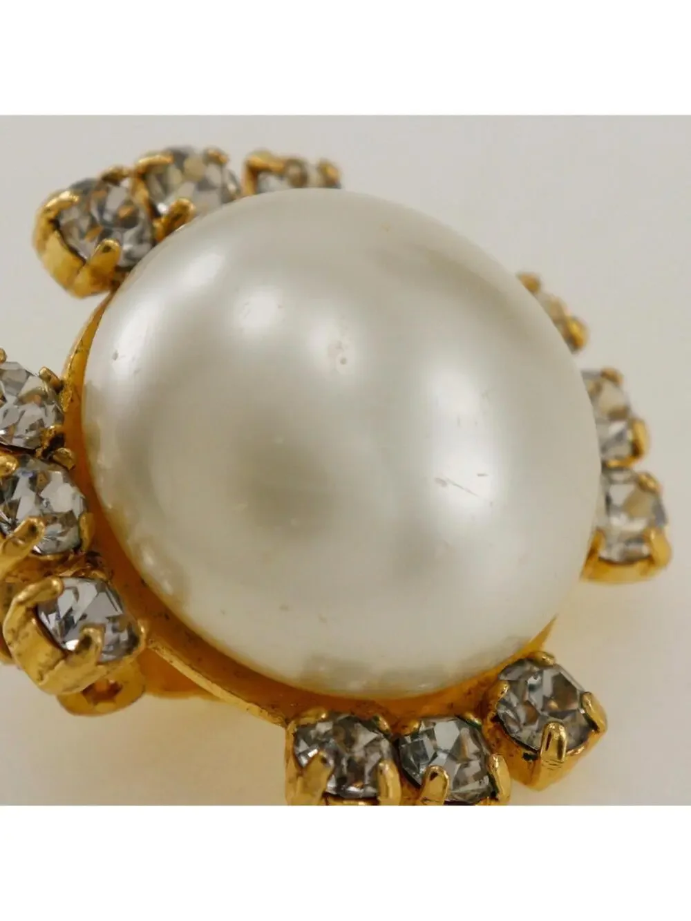 Chanel Clip-On Earrings Pearl #228784C72B